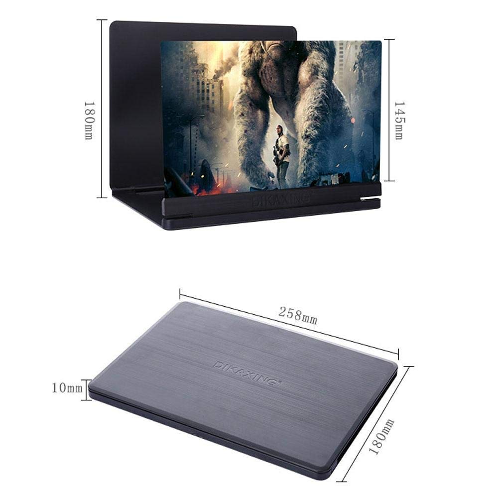 3D HD Phone Screen Magnifier & Projector - Universal Smartphone Stand for Movie Watching, Video Enlargement & Hands-Free Viewing | Compatible with All iPhones & Android Devices | Perfect for Home Theater, Bedroom Entertainment & Office Presentations