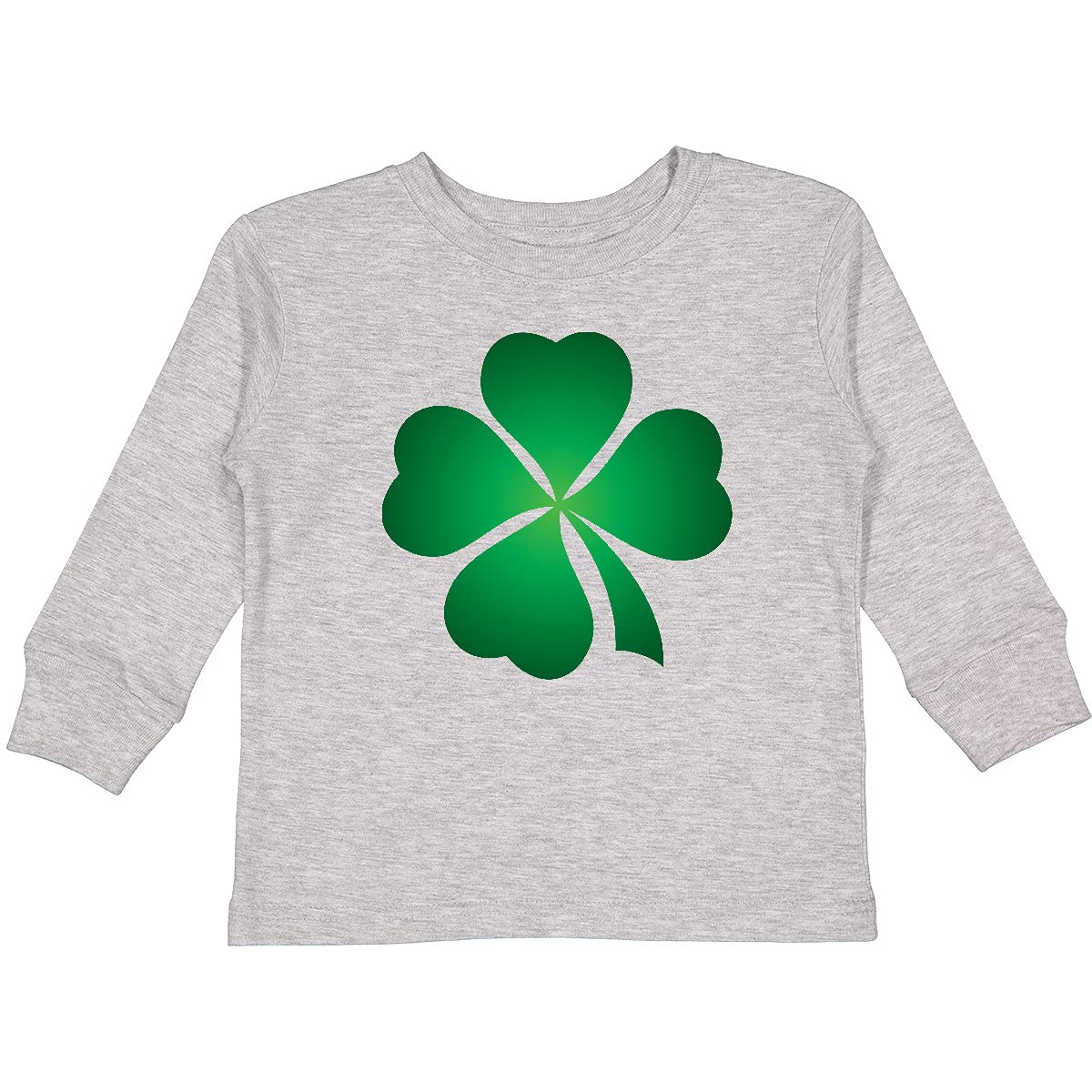 Inktastic St. Patrick's Day Green Clover Toddler Long Sleeve T-Shirt - Cute Irish Shamrock Baby Shirt for Boys & Girls - Perfect for St. Patrick's Day Parties & Irish-Themed Events