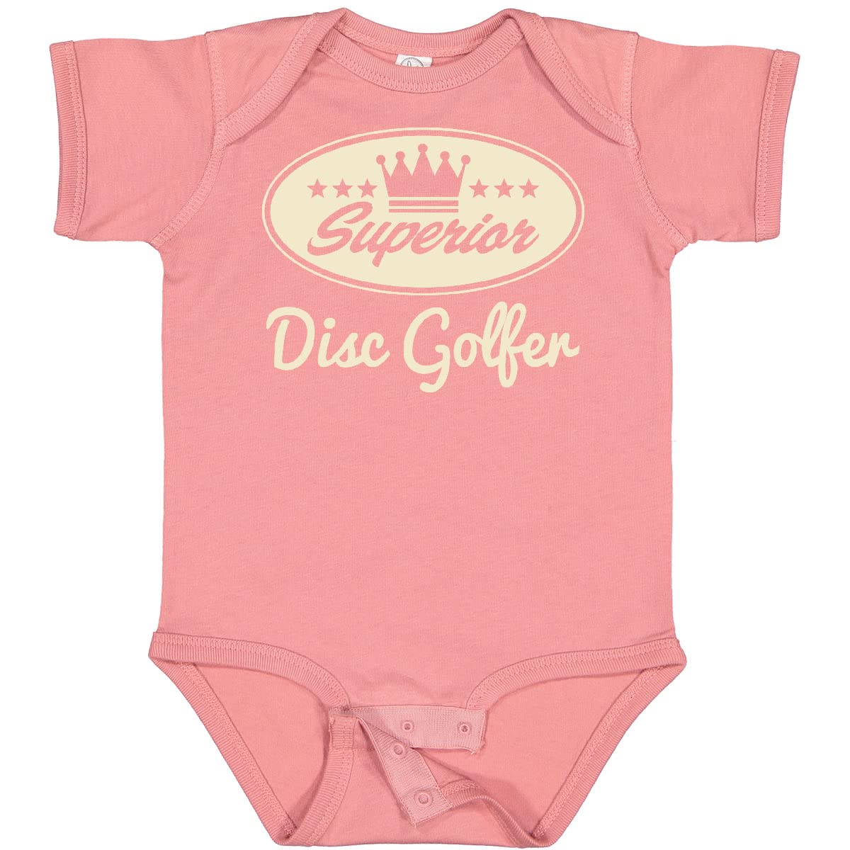 Inktastic Vintage Disc Golfer Superior Baby Bodysuit - Soft Cotton Onesie for Newborns & Infants - Perfect Gift for Disc Golf Lovers & Baby Showers