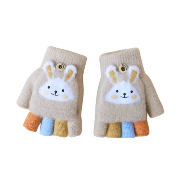 Beige Rabbit-half finger