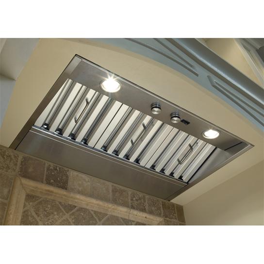 CP35I429SB 40 3/8 Inch Stainless Steel Built-In Range Hood with 670 Max CFM Internal Blower - Powerful Kitchen Ventilation for Smoke & Odor Removal