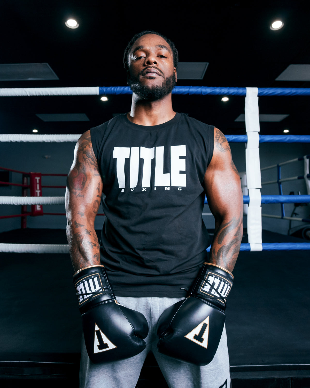 TITLE Boxing Iconic Block Muscle Tee - Premium Workout Shirt for Men & Women - Ideal for Boxing, Gym Training & Fitness Workouts