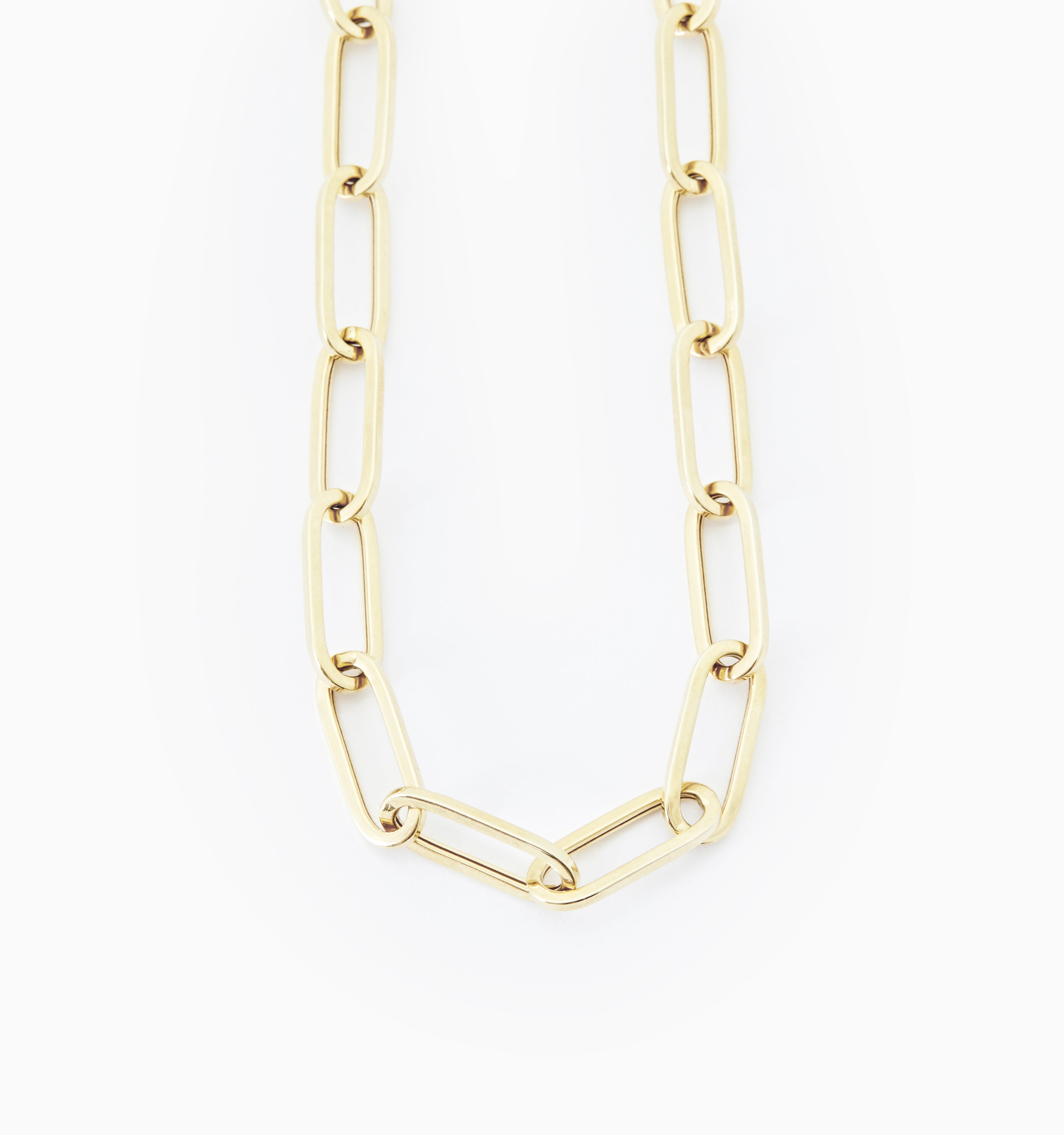 Chunky Paperclip Chain Necklace for Women - Trendy Gold & Silver Layering Necklace Jewelry Gift for Her | Perfect for Casual Wear, Office Style & Everyday Fashion Accessories