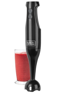 Black and Decker HB2400B 2-Speed Immersion Blender 110V - Powerful Handheld Stick Blender for Smoothies, Soups, Sauces & Baby Food - Compact & Easy to Clean Kitchen Appliance