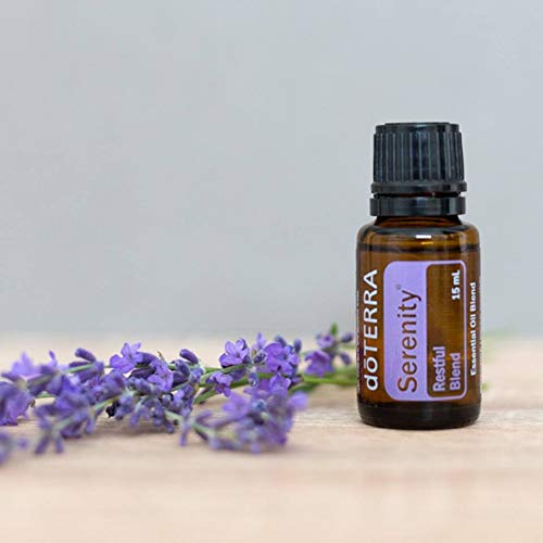 doTERRA Serenity Essential Oil Blend for Relaxation & Sleep - 15ml (Pack of 2) | Natural Stress Relief & Calming Aromatherapy for Bedtime, Meditation & Massage