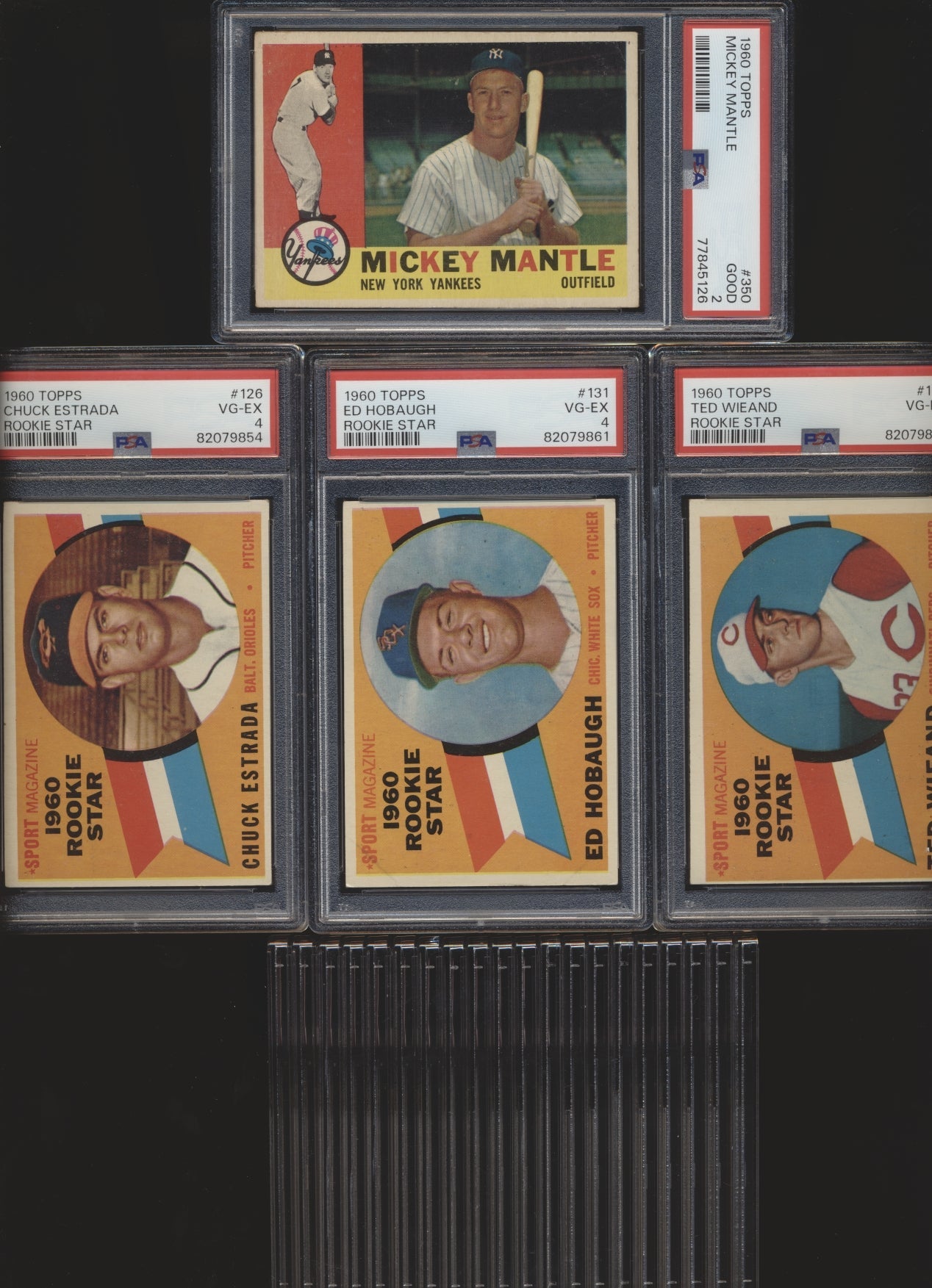 1960 Filler Mini Mixer Baseball Cards (30 Spots, Limit 5) - Includes '60 Mickey Mantle & 6 Bonus 1951 Bowman Cards - Perfect for Collectors, Set Breaks, and Trading Card Games