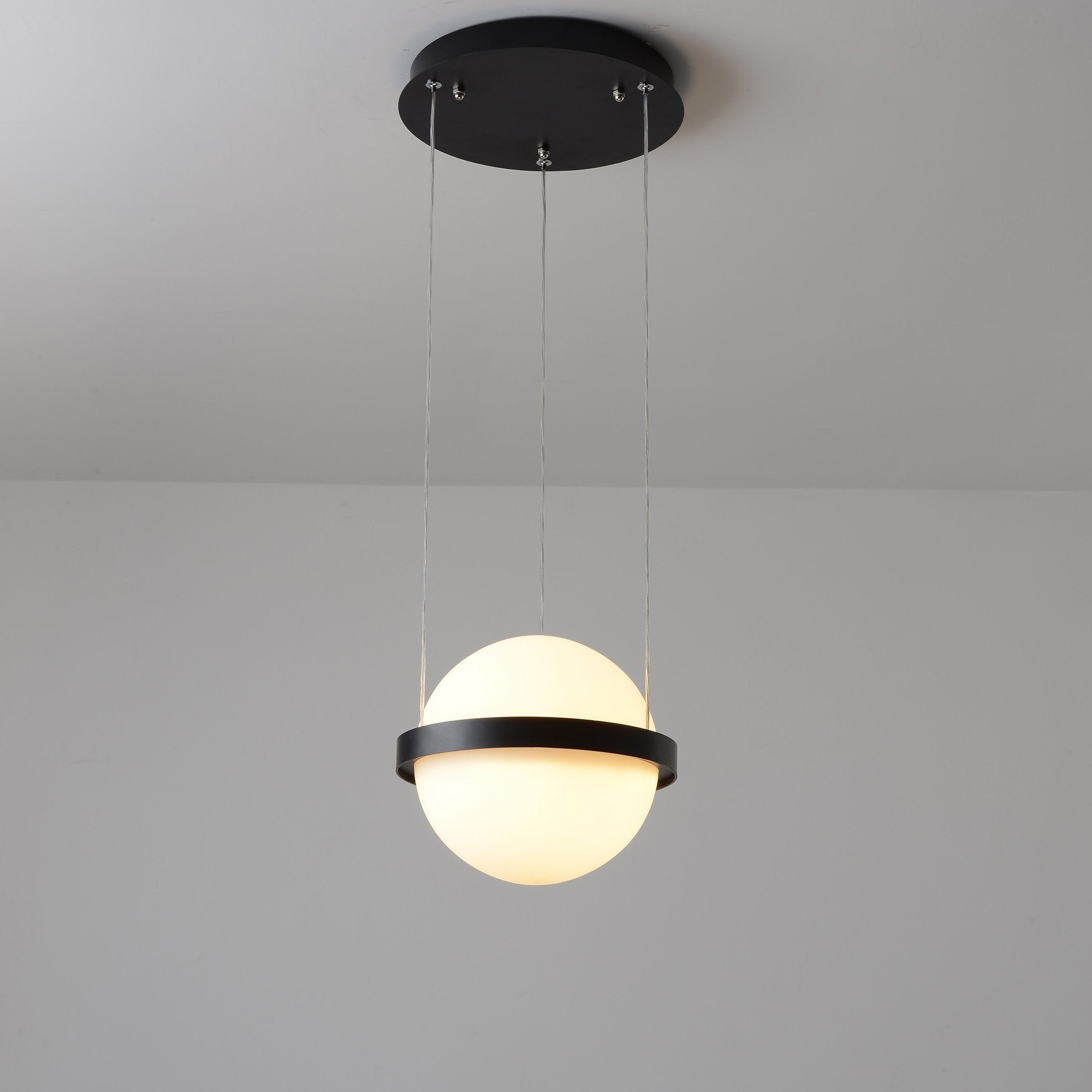 Modern Meira Pendant Light - Adjustable Hanging Chandelier for Kitchen Island, Dining Room & Bedroom - Elegant Glass Shade with Gold Finish - Perfect for Home Decor & Interior Lighting