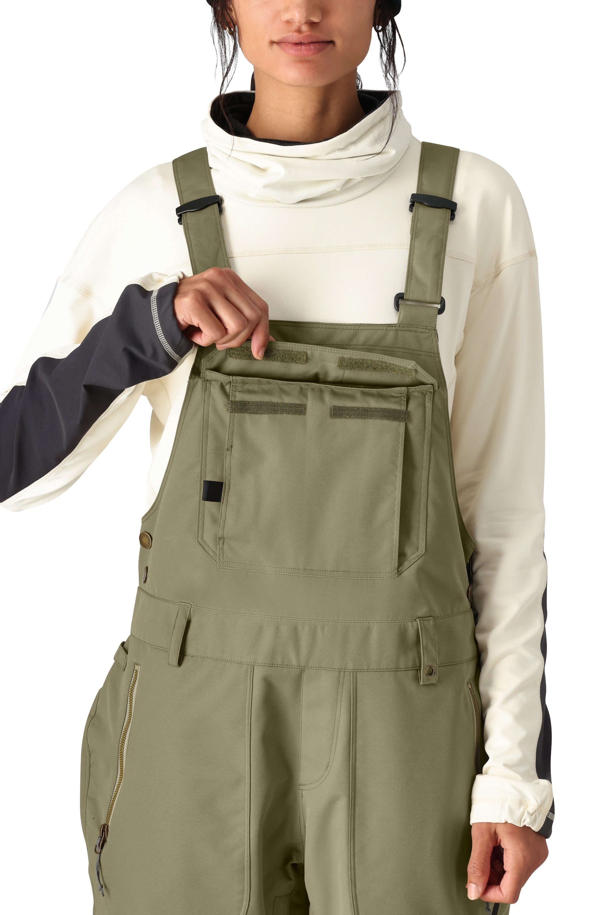 686 Women's Black Magic Insulated Bib Snow Pants 2025 - Waterproof Winter Ski Bib Overalls for Snowboarding, Skiing & Cold Weather Activities