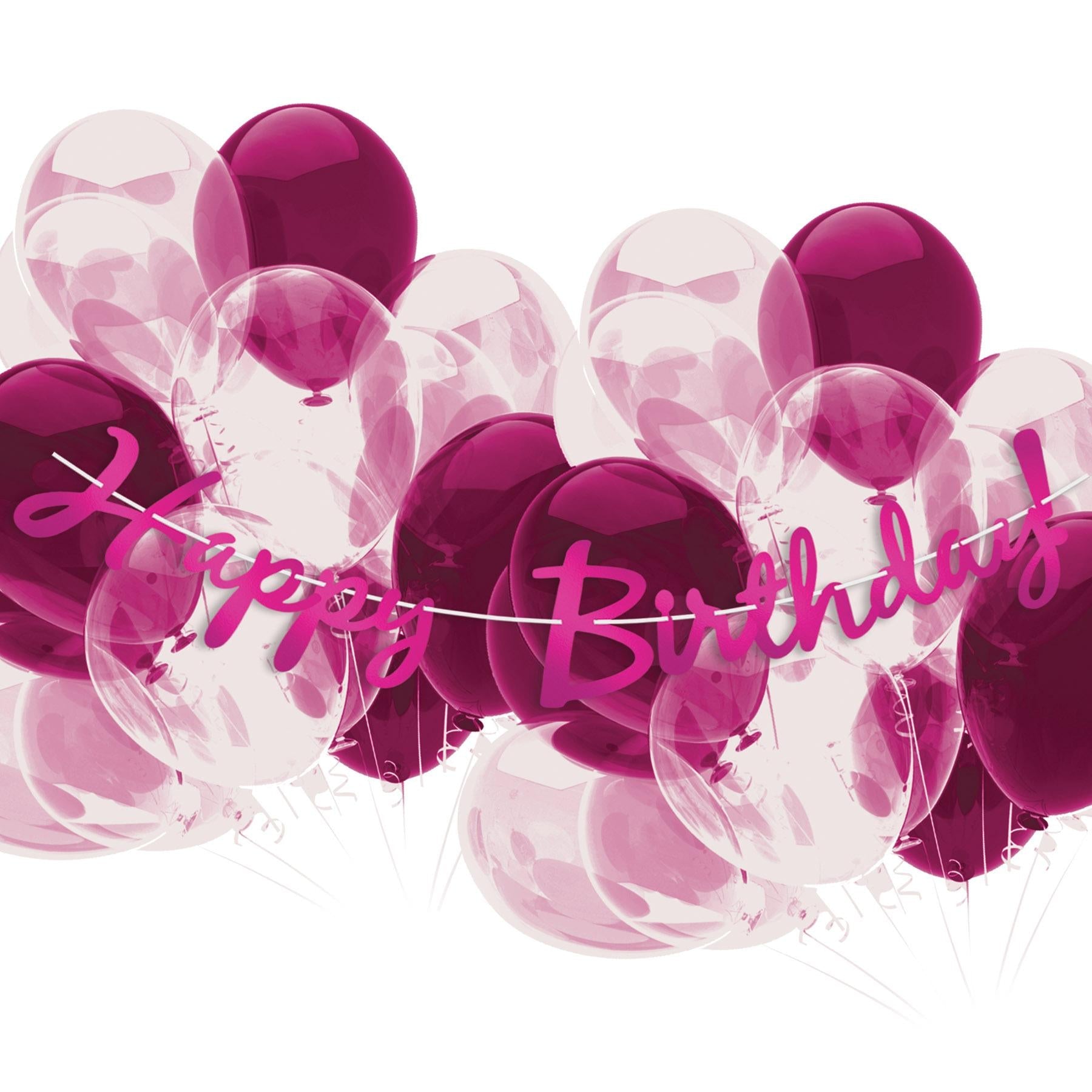 12 Pack Beistle Foil Happy Birthday Party Streamers - Red Crepe Paper Decorations for Birthday Parties, Baby Showers & Celebrations