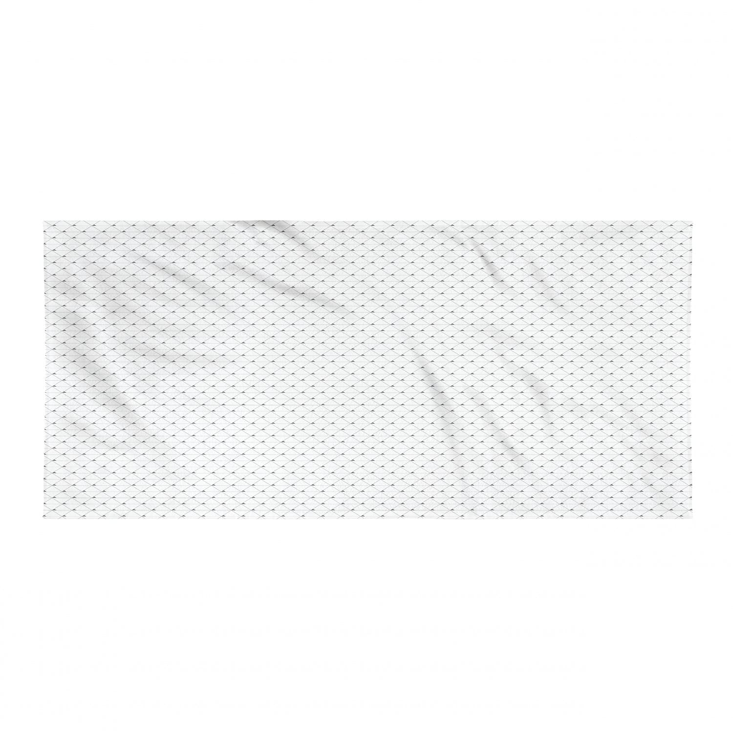 Ambesonne Geometric Hiking Towel - Quick Dry Lightweight Microfiber Camping Towel with Monochrome Triangle Grid Print - Perfect for Backpacking, Sports, Gym & Beach - Charcoal Grey Coconut Pattern