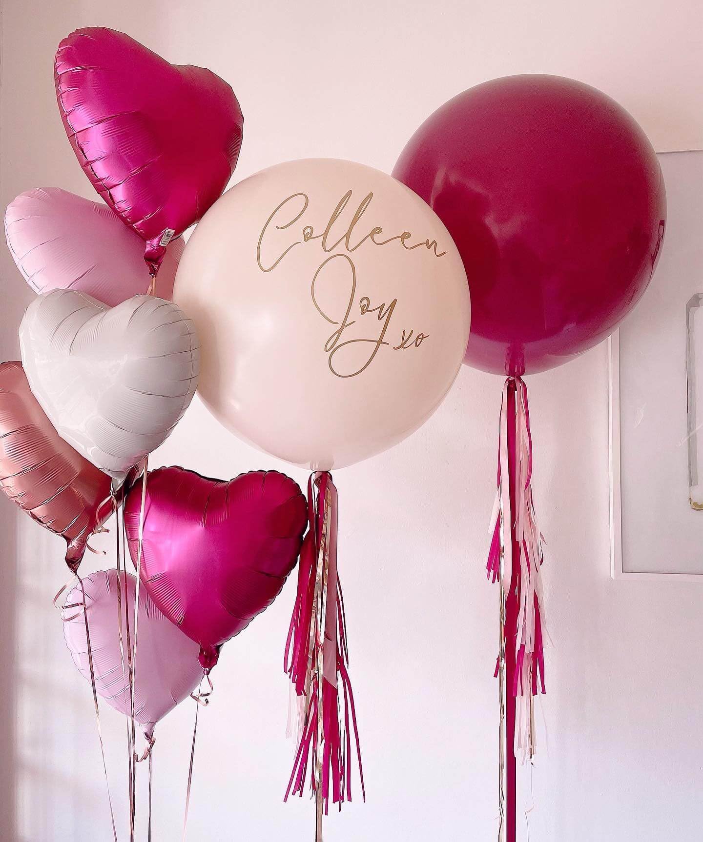 12-Pack 18 Inch Red Heart Shaped Balloons | Romantic White & Pink Valentine's Day Balloons for Wedding Proposals, Bridal Showers, Engagement Parties & Anniversary Decorations | Perfect for Valentine's Day, Weddings & Romantic Celebrations