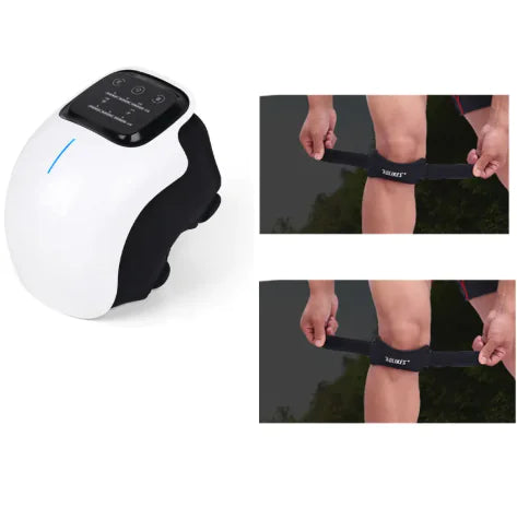 KneeRelief Pro Massager - Electric Knee Pain Relief & Therapy for Arthritis, Joint Pain - Portable Heating Pad for Home, Office & Travel Use