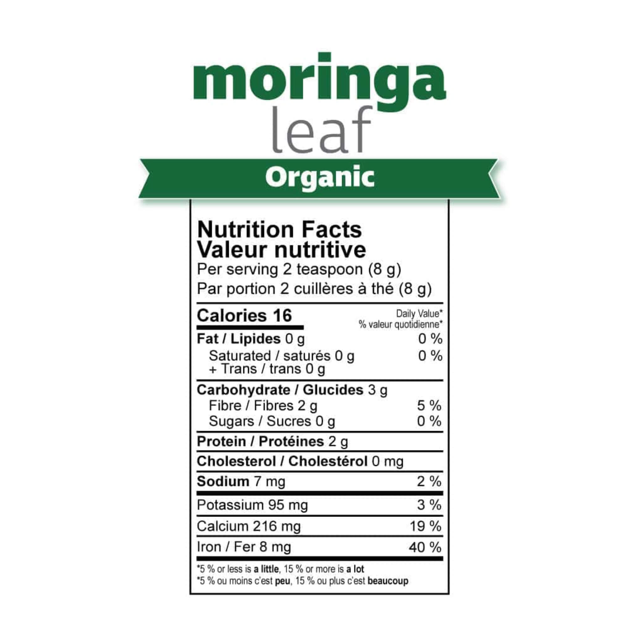 Organic Moringa Leaf Powder - Premium Superfood Supplement for Energy & Immunity | Perfect for Smoothies, Tea & Healthy Recipes