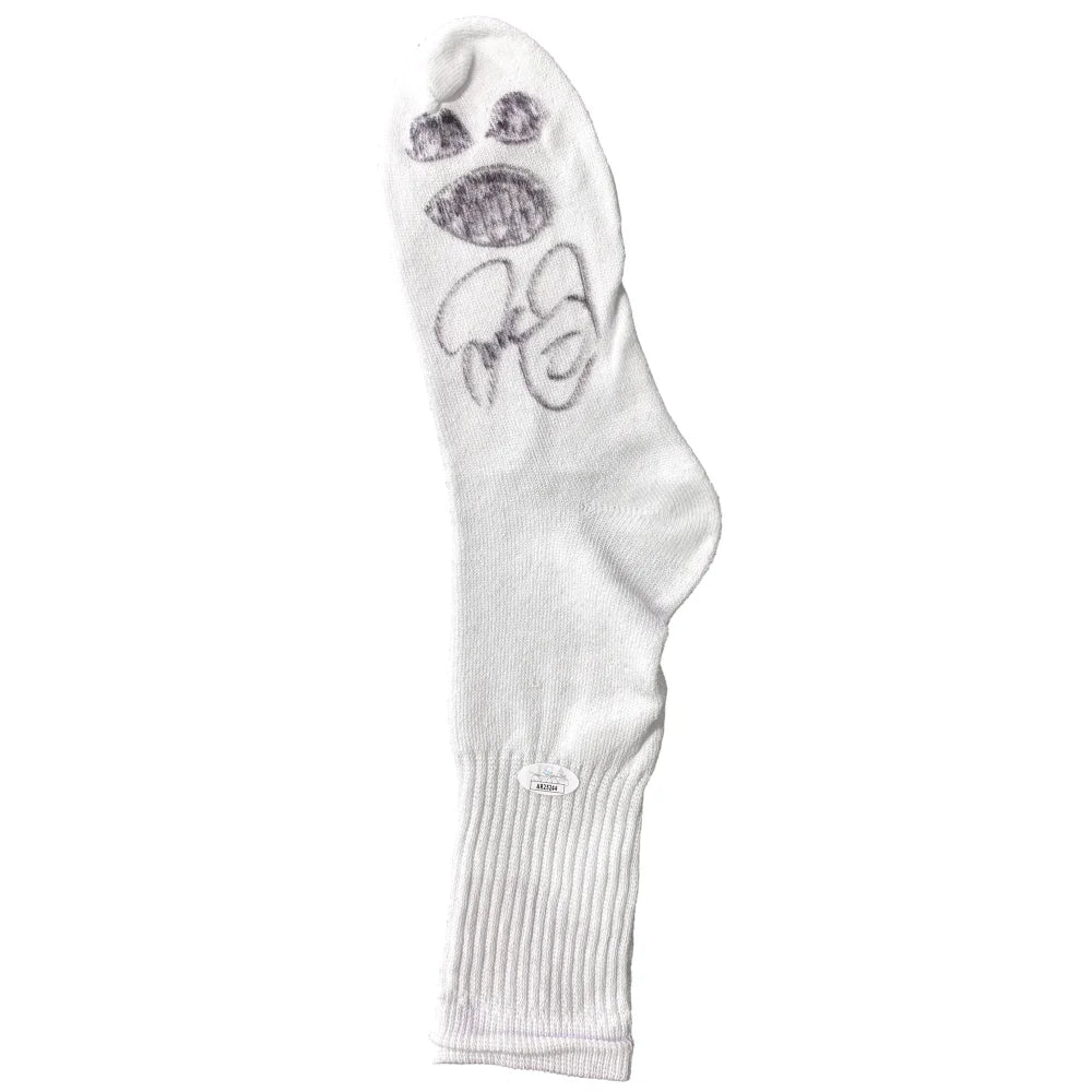 Authentic Mick Foley Mr. Socko Autographed Drawing - JSA Certified WWE WWF Memorabilia - Perfect for Wrestling Fans & Collectors Display