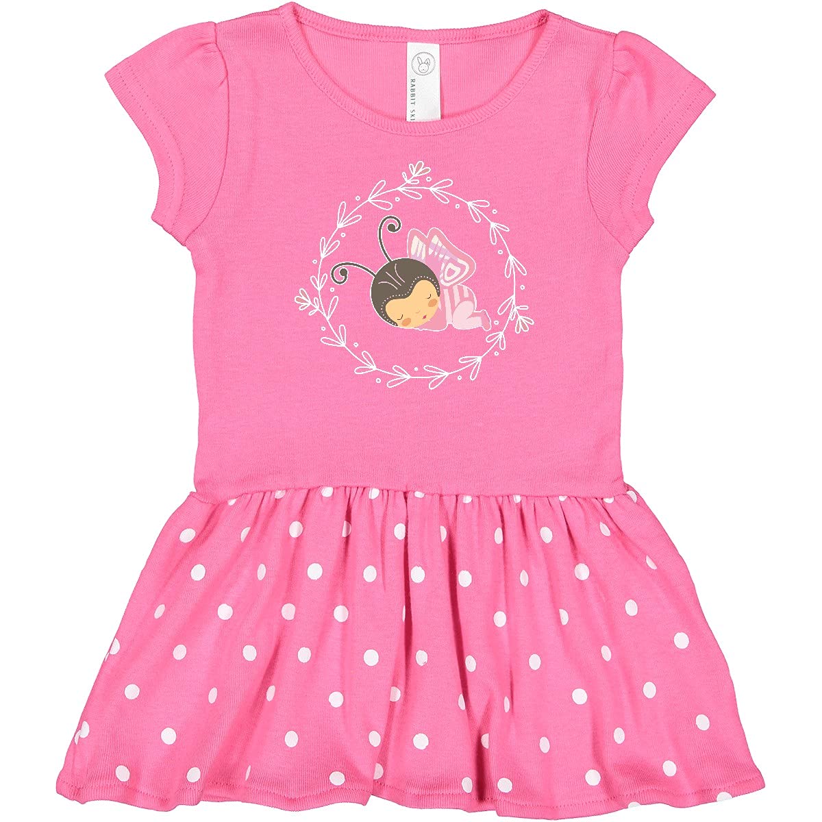 Inktastic Baby Girl Clothes - Adorable Butterfly Print Infant Dress for Newborns & Toddlers | Perfect for Birthday Gifts, Photo Shoots & Special Occasions