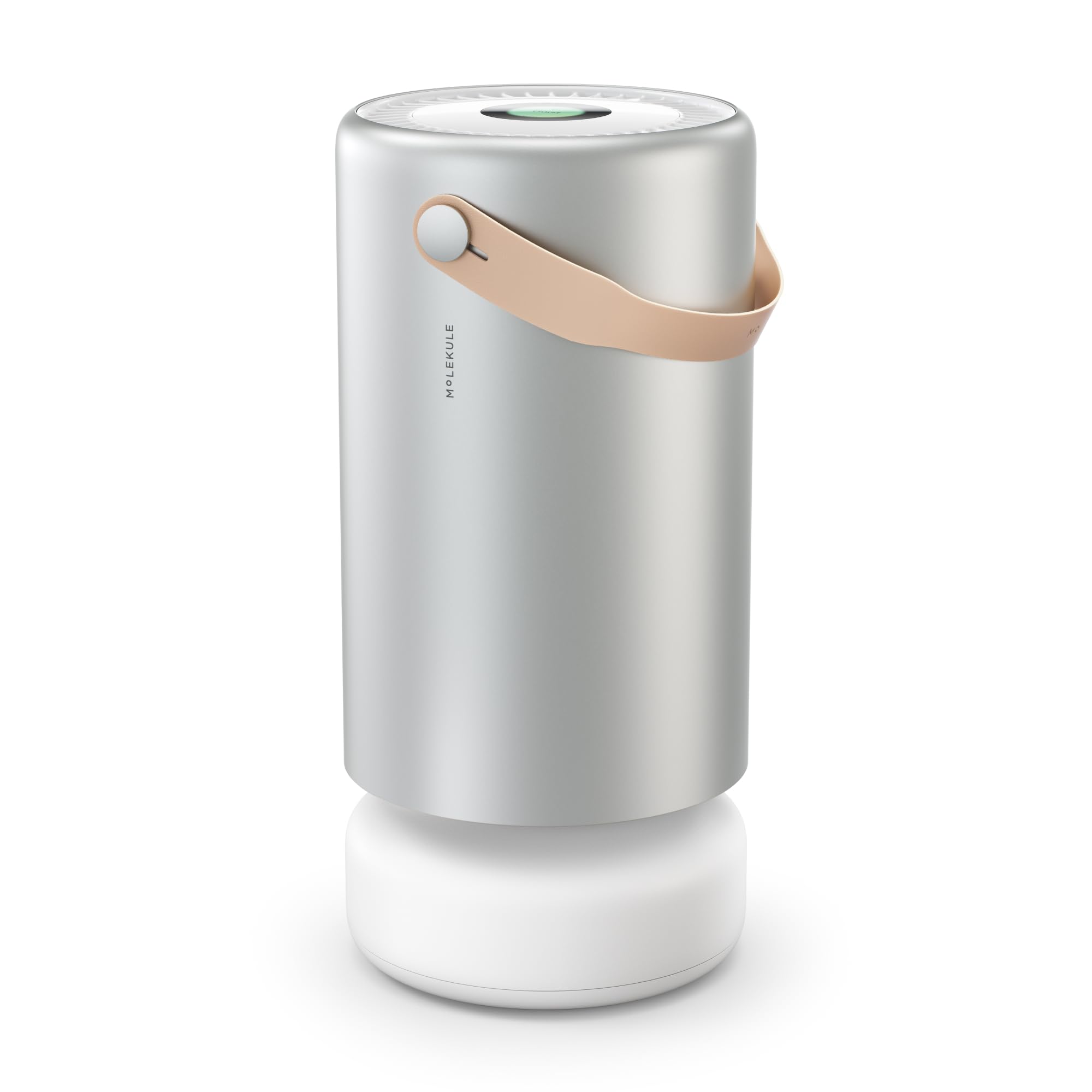 Molekule Air Pro Air Purifier for Large Rooms up to 1000 sq ft with PECO-HEPA Tri-Power Technology - Removes Allergens, Smoke, Mold, Bacteria, Viruses & Pollutants - Silver - Alexa Compatible - Perfect for Home, Office, and Bedroom Air Purification