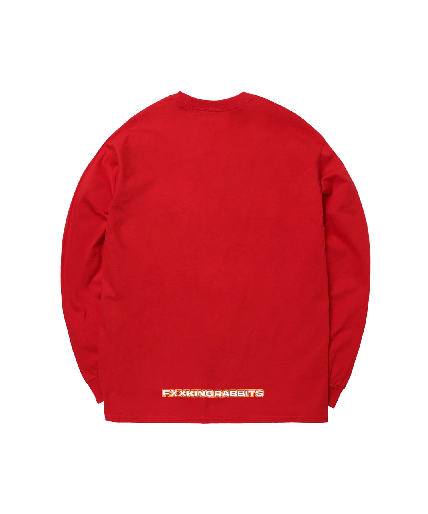 FR2 Rabbits Long Sleeve T-Shirt for Men - Red Cotton Graphic Tee [FRC2981] | Casual Streetwear & Anime Fashion for Everyday Wear