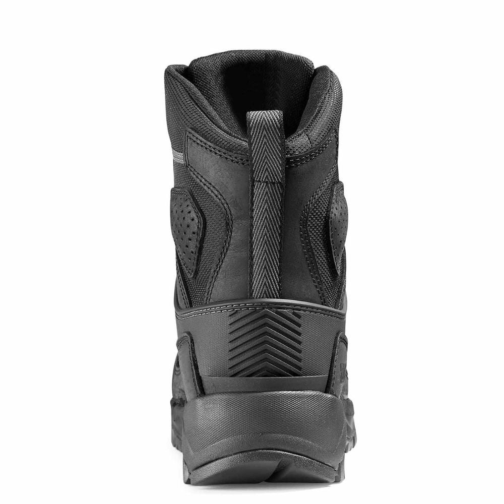 Kodiak Quest Bound Men's 8 Inch Waterproof Steel Toe Work Boots - Black (KD0A4THHBLK) | Slip Resistant & Comfortable for Construction, Hiking & Outdoor Work