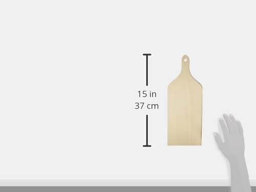 Premium Wooden Chopping Board with Handle - Natural Beige Kitchen Cutting Board for Meat, Vegetables & Fruits - Ideal for Home Cooking, BBQ & Food Prep