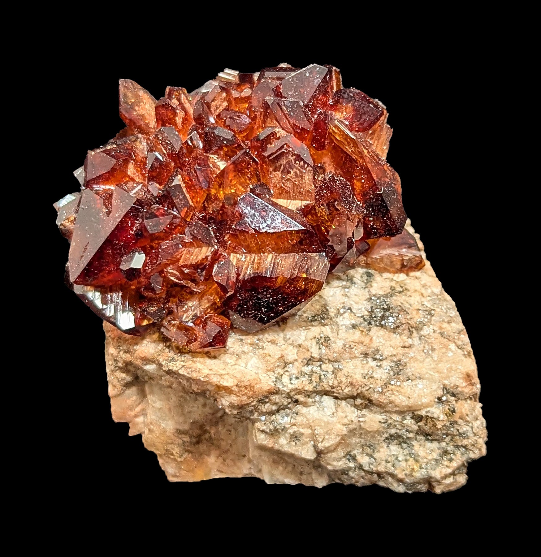 Arcanite Crystal on a Matrix - Healing Crystal Grid for Meditation, Energy Work & Spiritual Growth | Perfect for Reiki, Yoga & Home Decor