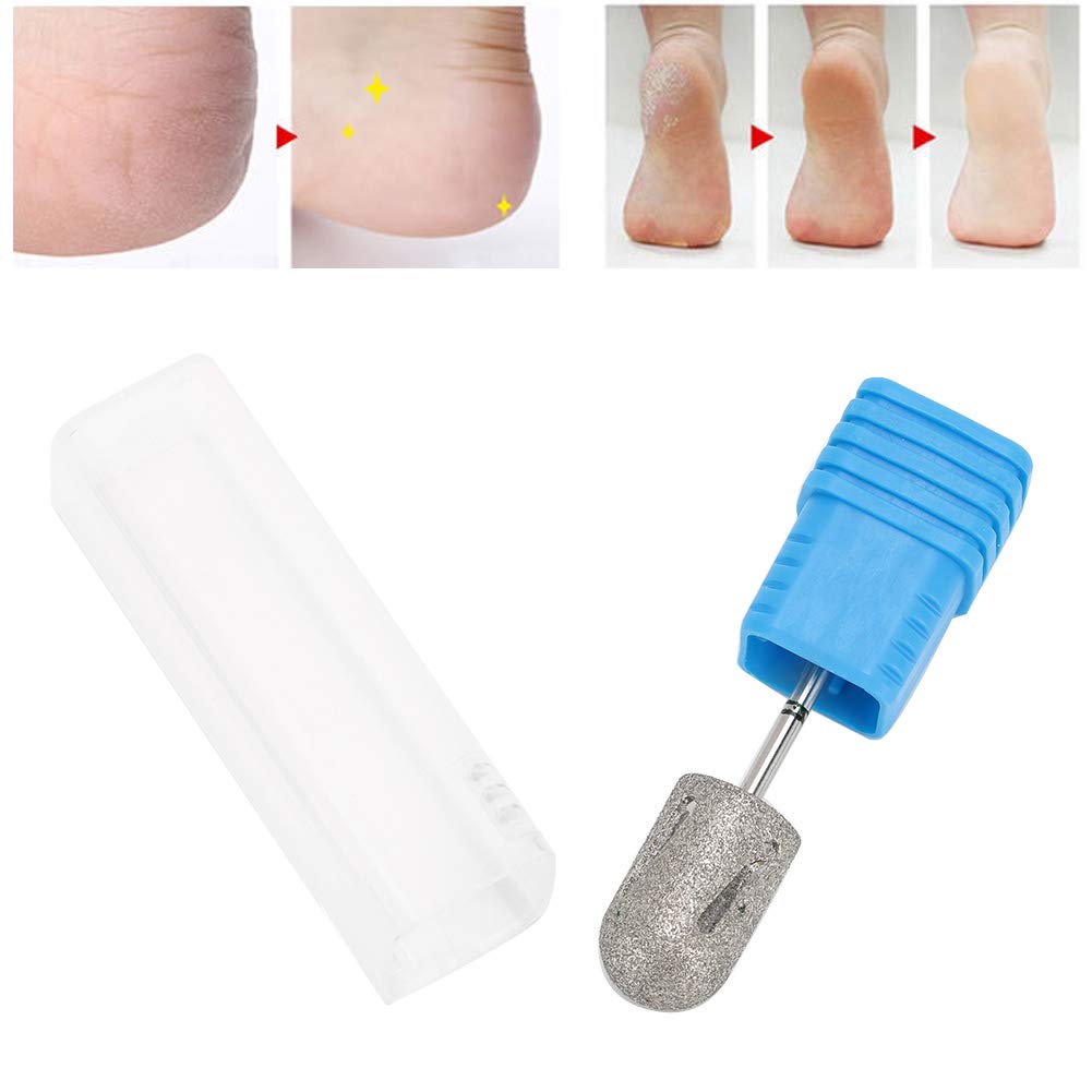 ANKROYU Stainless Steel Nail Drill Bit for Feet - Diamond Pedicure Bit, Callus Remover & Nail Polishing Head | Professional Manicure & Pedicure Tools for Salon & Home Use