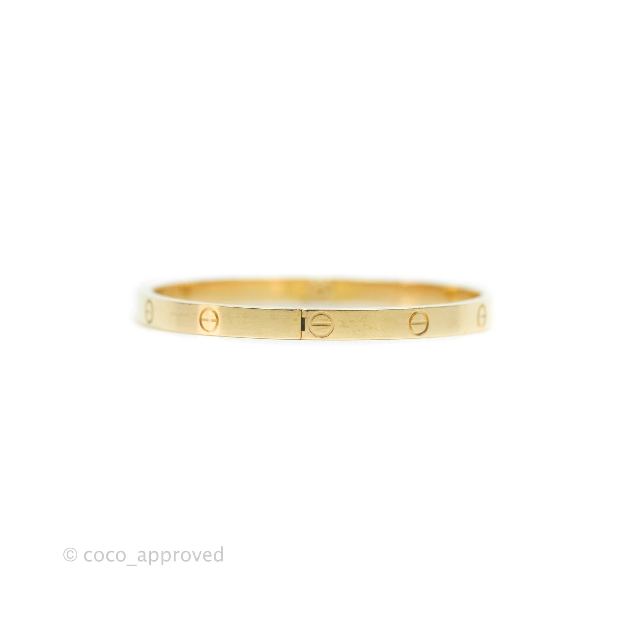 Cartier Small Love Bracelet in 18K Yellow Gold - Luxury Jewelry Gift for Women, Anniversary & Valentine's Day