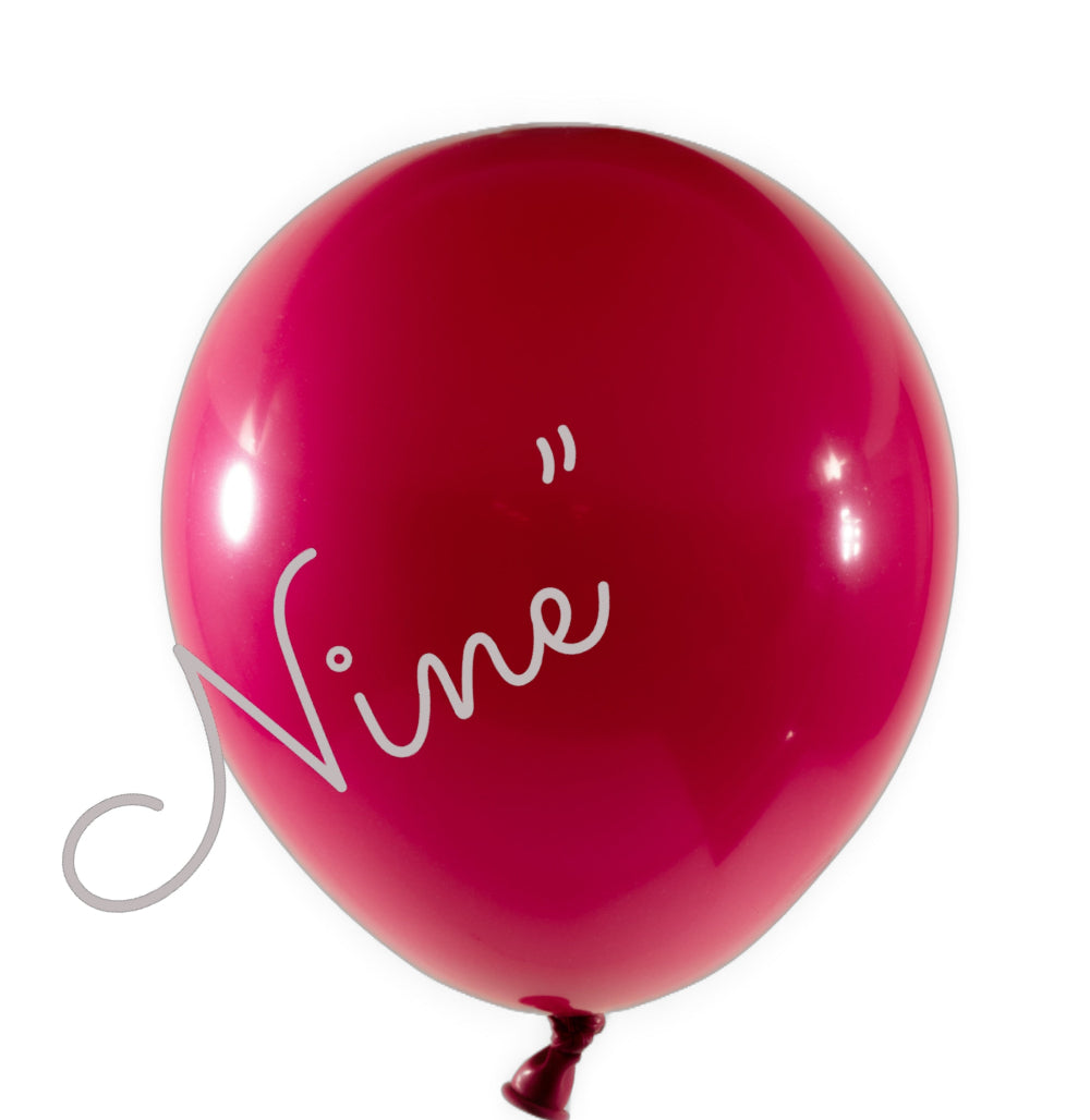 100-Pack 9-Inch Latex Balloons in Fuchsia - Perfect for Birthday Parties, Baby Showers & Wedding Decorations