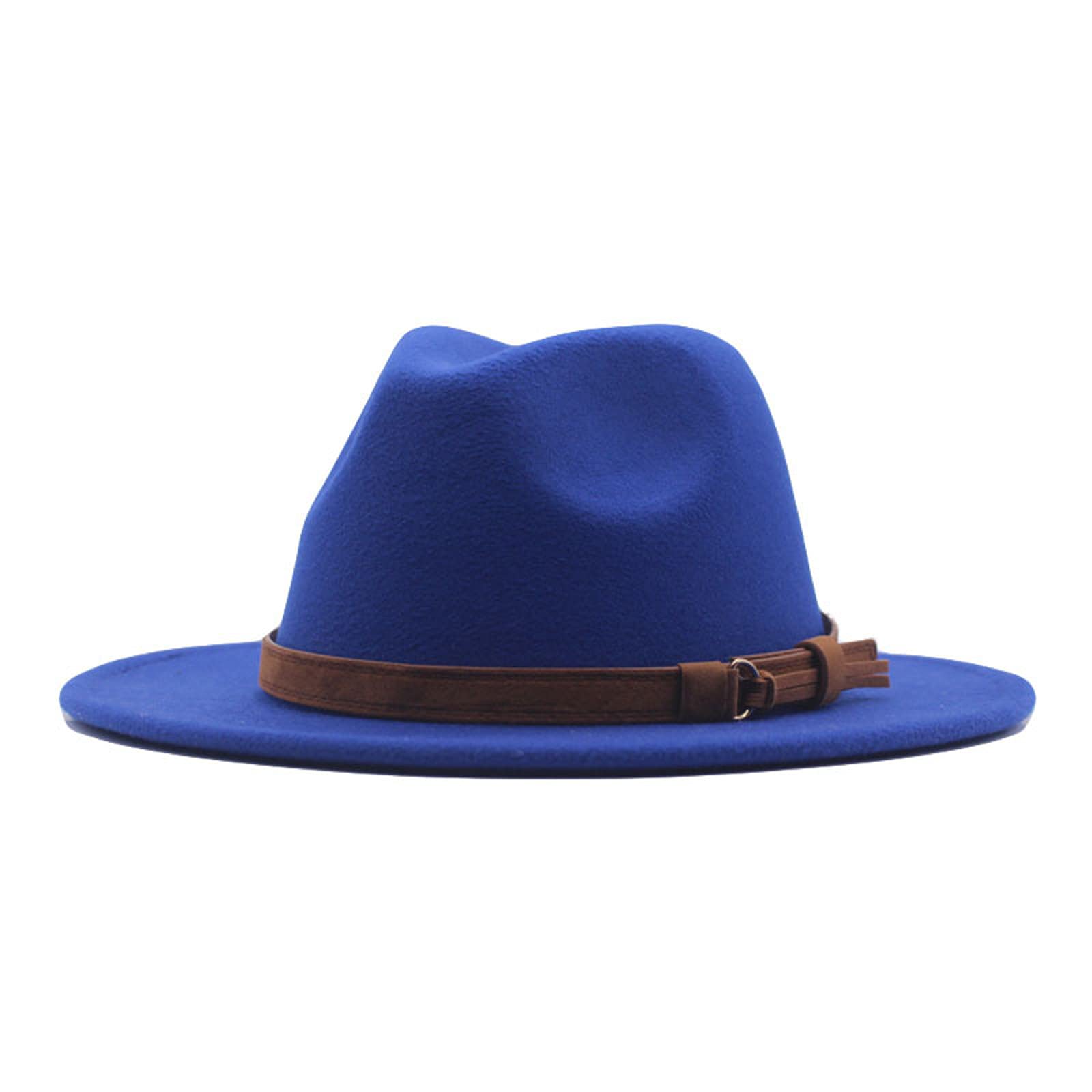 Unisex Crushable Wool Felt Cowboy Hat - Classic Wide Brim Western Style Fedora for Men & Women | Perfect for Rodeo, Country Music Festivals & Outdoor Adventures