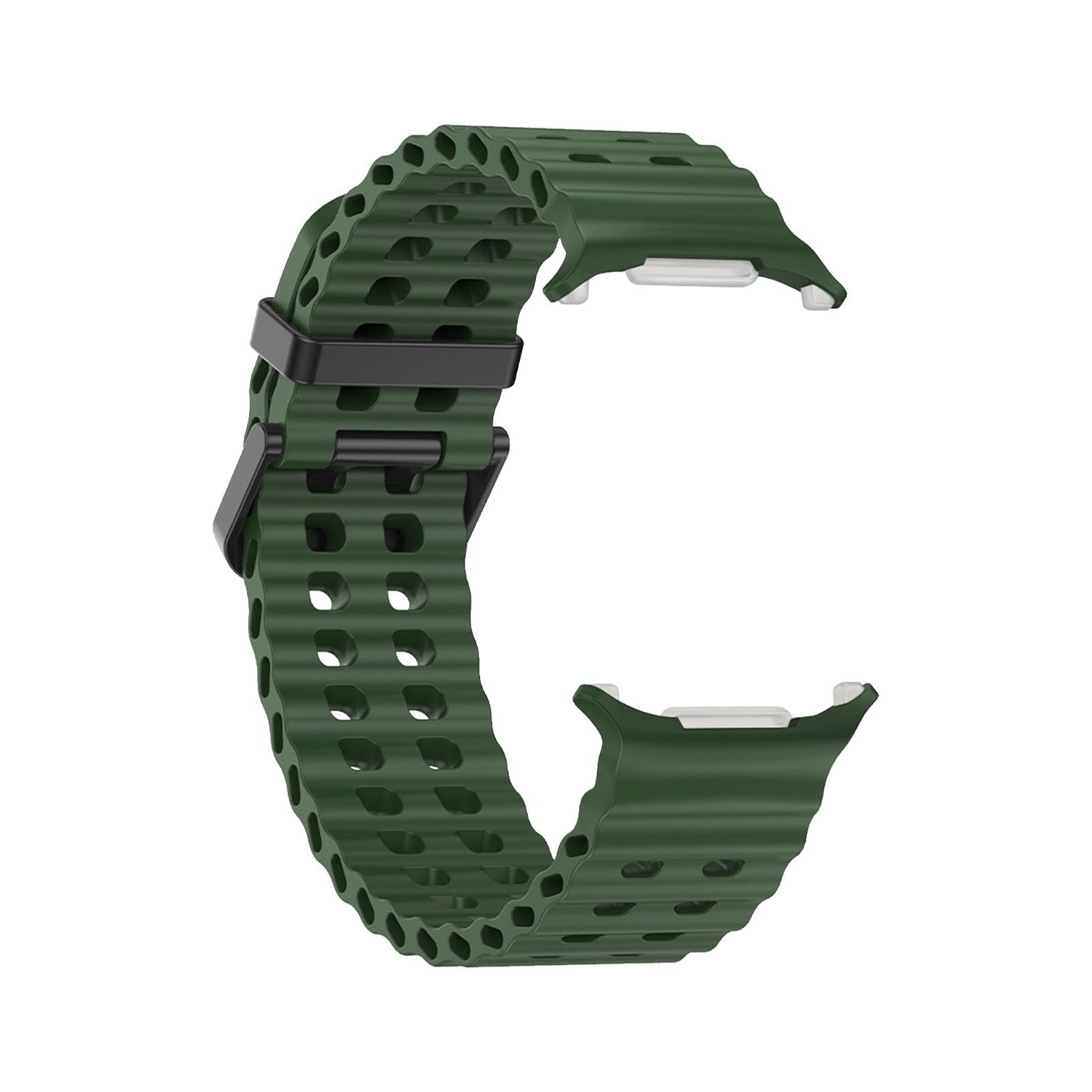 Silicone Watch Band for Apple Watch/Samsung Galaxy/Fitbit - Quick Release Soft Durable Replacement Strap - Perfect for Sports, Workouts & Everyday Wear