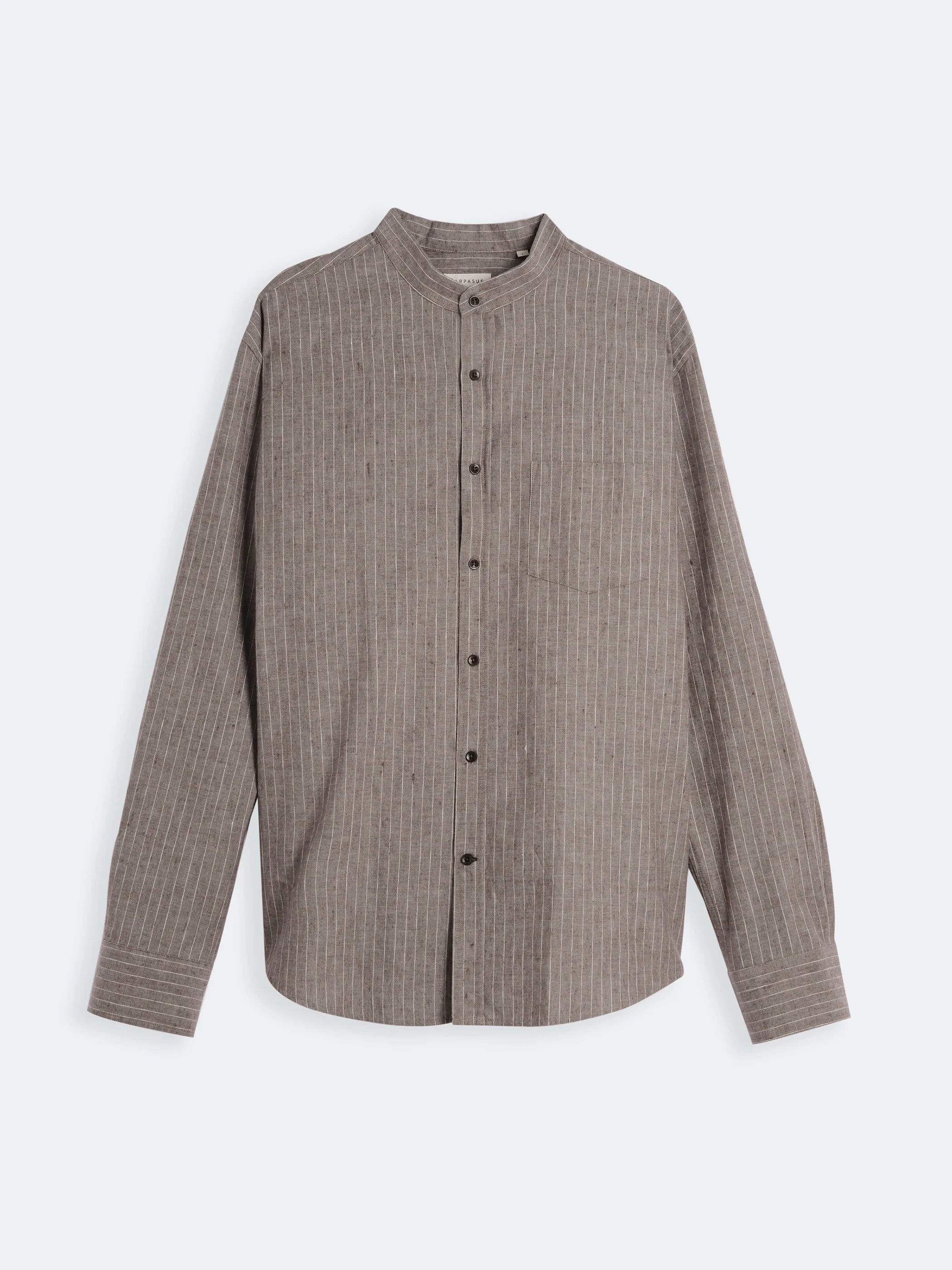 Men's Flannel Shirt - Soft Plaid Button-Down Shirt in Scurido Brown | Casual Wear for Outdoor Activities & Fall Fashion