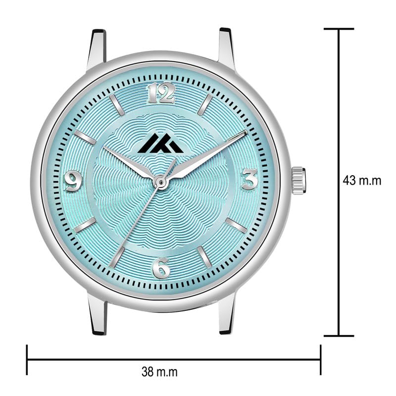 Elegant Analog Watches for Women - Stylish Sky Blue Rubber Band with Precious Design | Perfect for Casual Wear, Office & Everyday Use -156