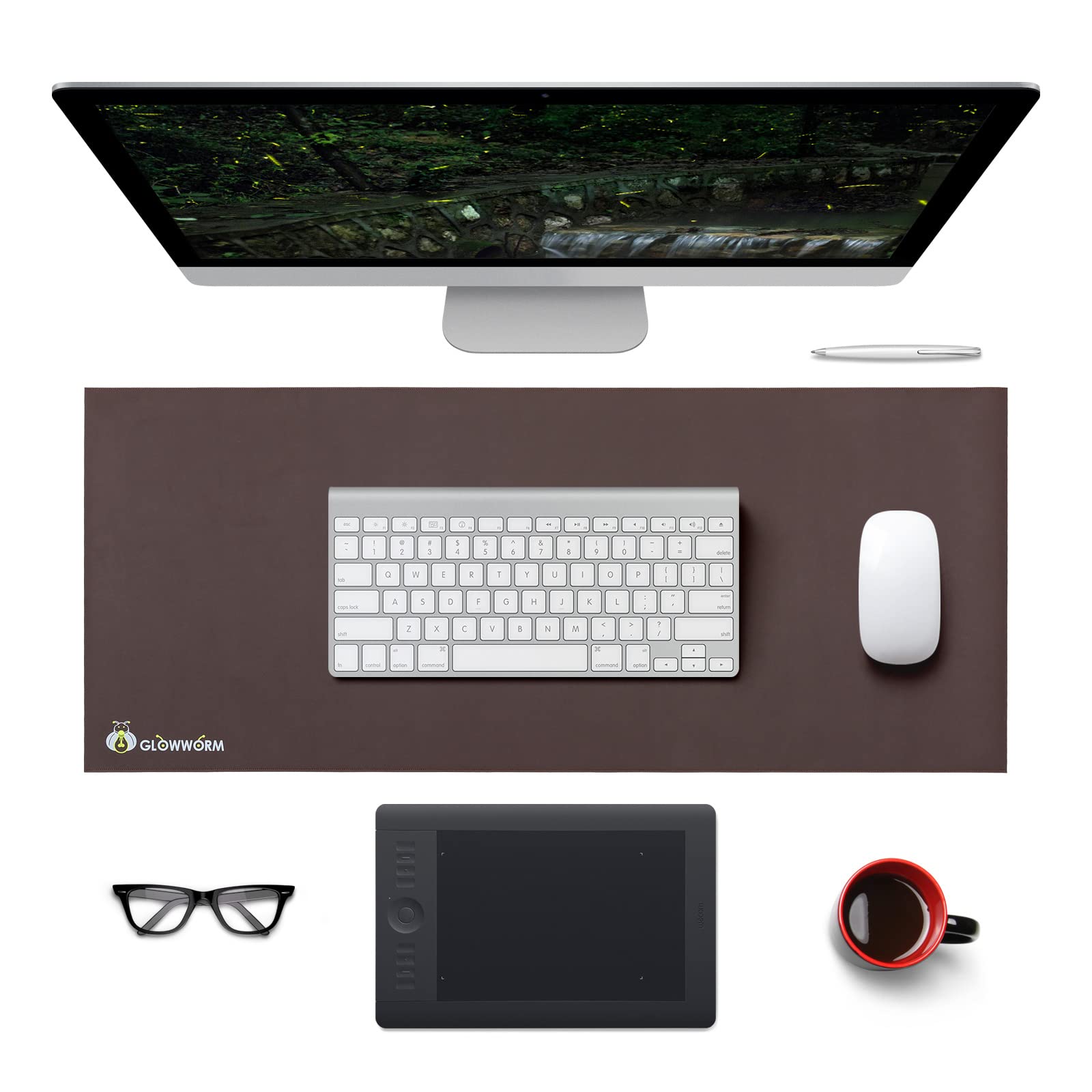 Premium Large Leather Desk Pad - 39.5