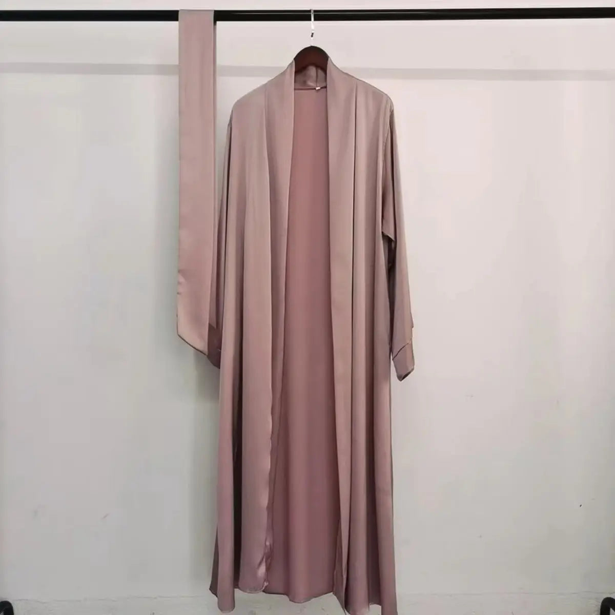Elegant Plain Cardigan Open Abaya Dress for Women - Modest Muslim Fashion for Daily Wear & Special Occasions