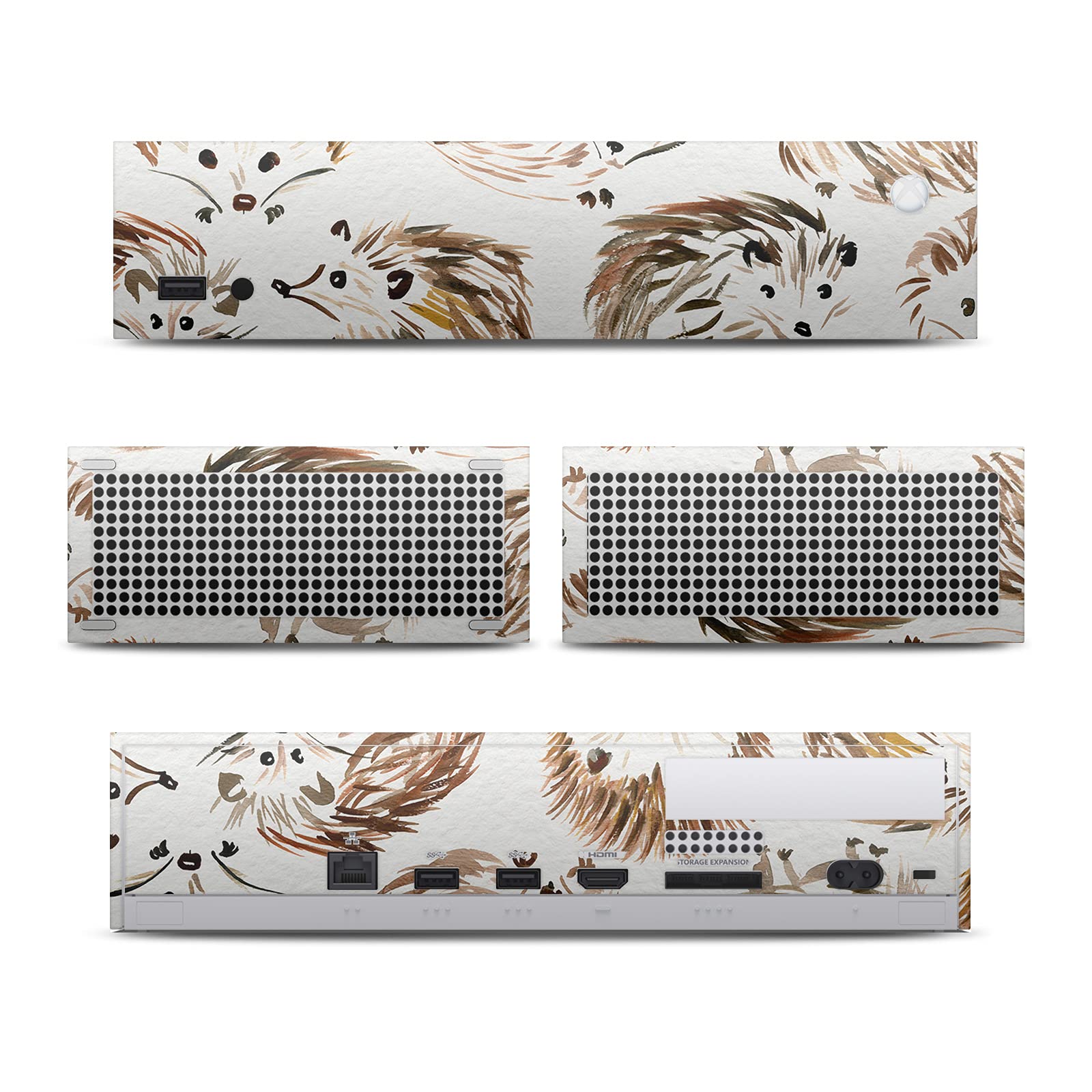 Head Case Designs Licenza Ufficiale Cat Coquillette Ricci Mix Arte Vinile Sticker Gaming Pelle Adesivo Compatibile con Xbox Series S Console - Protezione Personalizzata per Gaming Lounge e Tornei