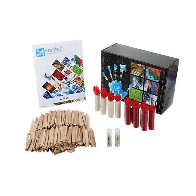 Kemtec Science Genetics I Kit - DNA & Heredity Learning Tools for High School & College Biology Labs | Perfect for Classroom Experiments & Science Fair Projects