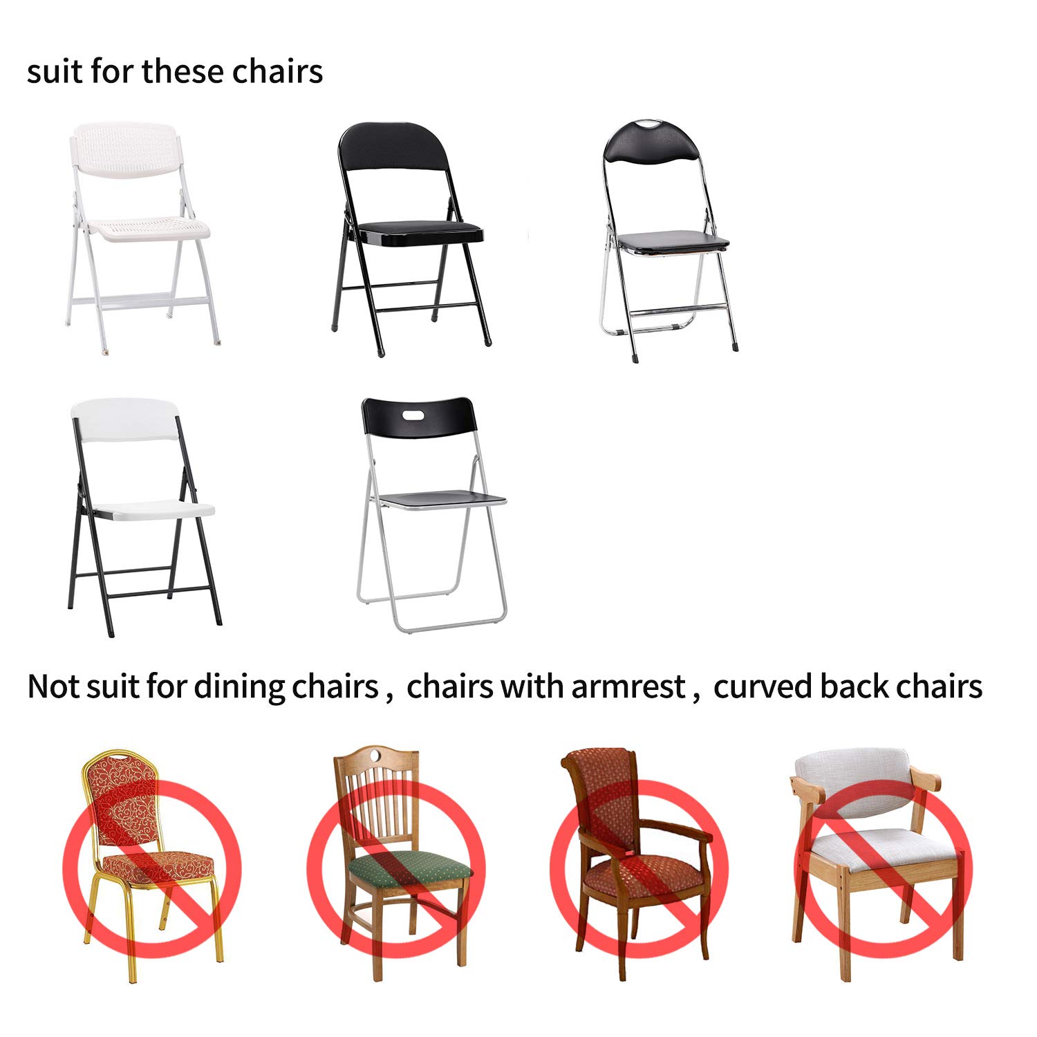 Peomeise Stretch Spandex Folding Chair Covers - 6 Pack Royal Blue Open Back Design for Wedding, Party, Banquet & Special Events - Perfect for Indoor/Outdoor Dining, Bridal Showers & Formal Occasions