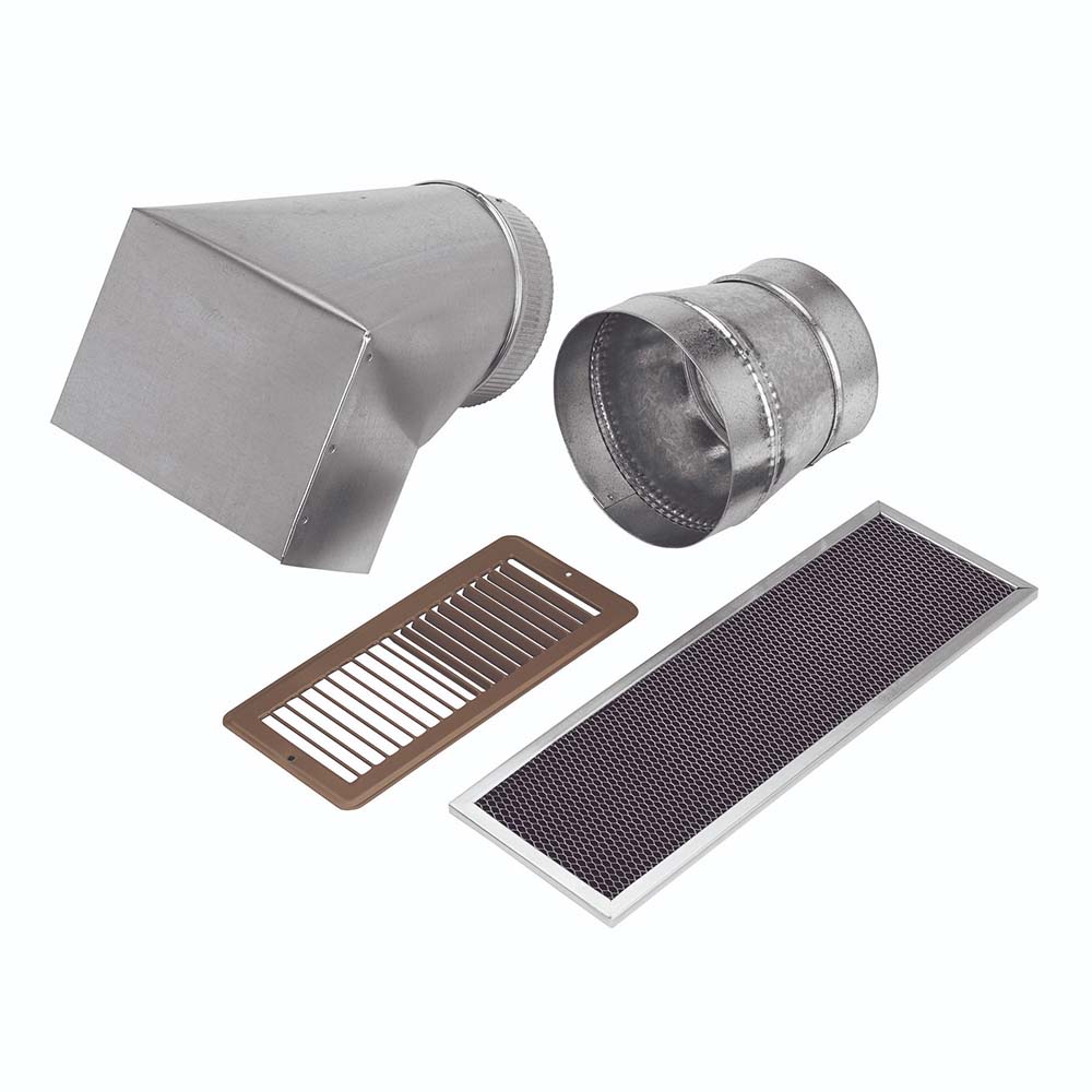 Broan Recirculating Range Hood Kit - Stainless Steel Ductless Ventilation System for Kitchen | Perfect for Apartments, Condos & Small Spaces Without External Venting