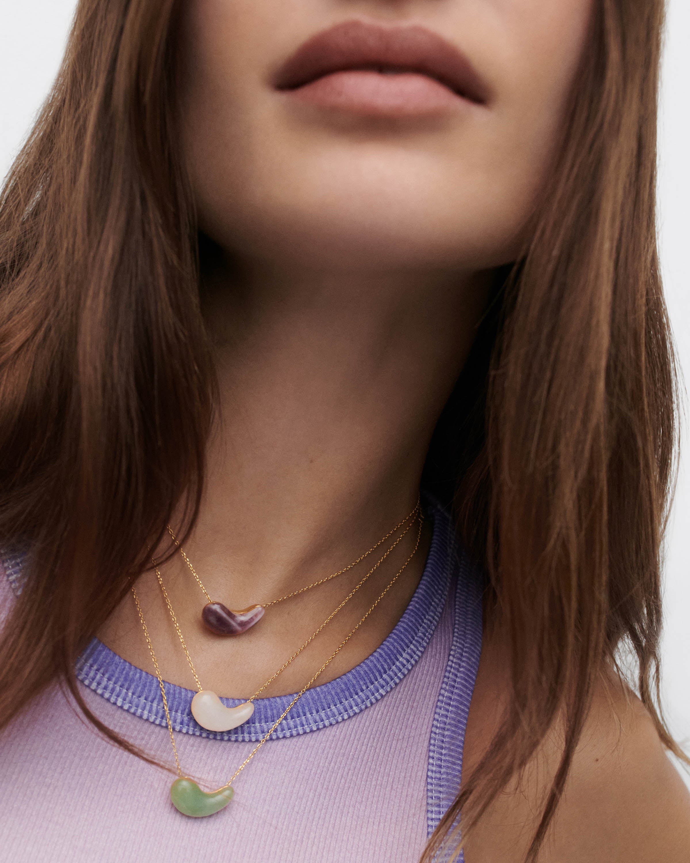 Amethyst Aura Necklace for Women - Healing Crystal Jewelry for Meditation, Chakra Balancing & Spiritual Protection | Perfect for Yoga, Reiki & Energy Work