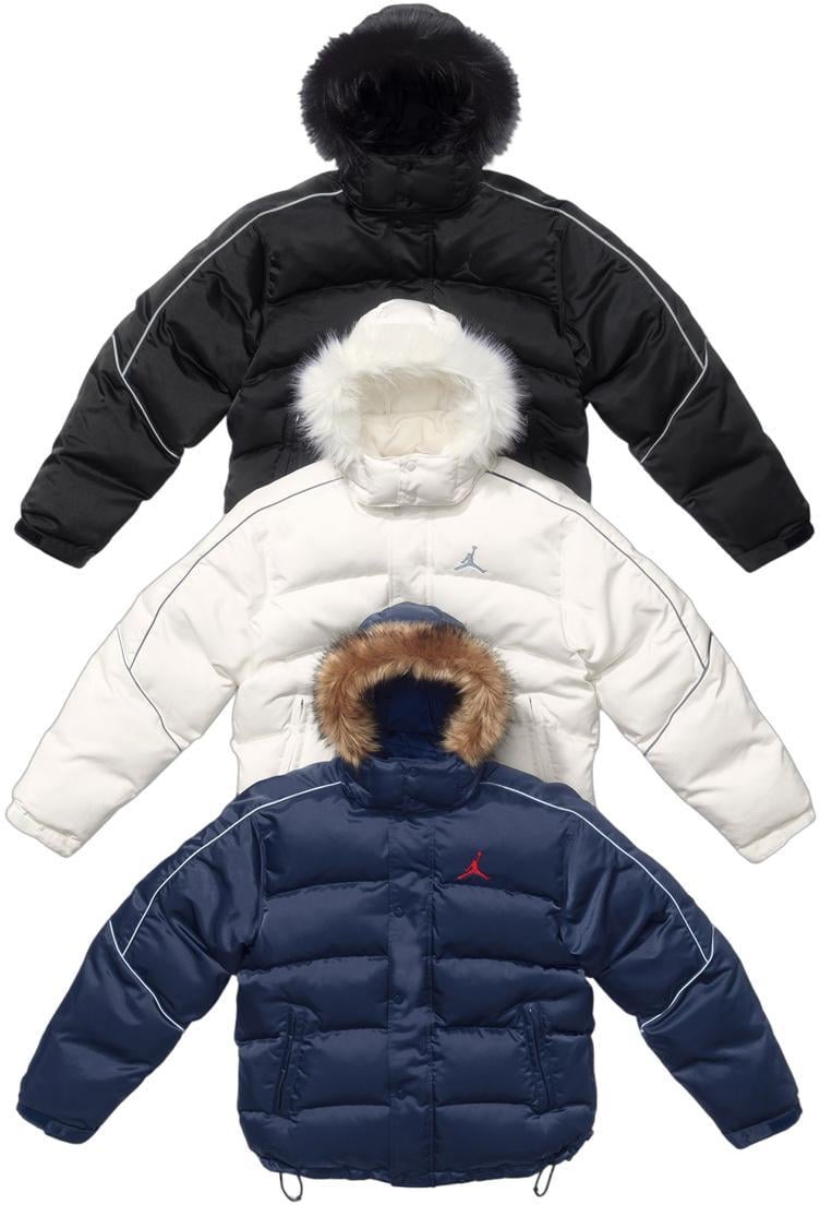 Supreme x Jordan Puffer Jacket - Waterproof Winter Coat for Men & Women | Streetwear Fashion, Outdoor Activities & Cold Weather Protection