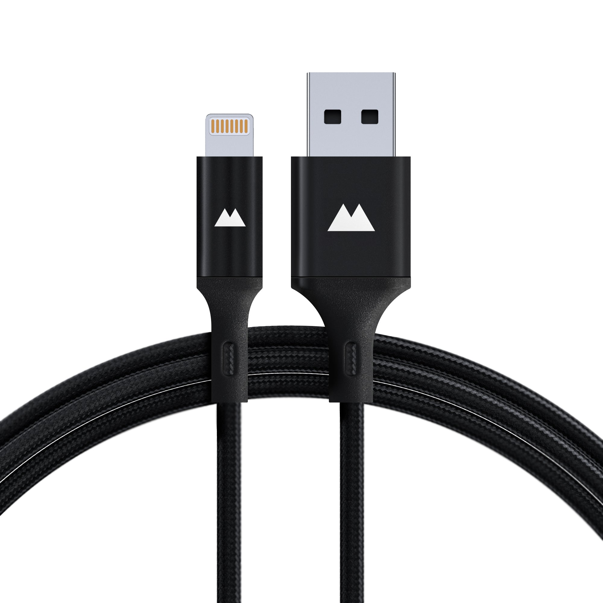 Premium USB A to Lightning Cable - 3ft Fast Charging & Sync Cord for iPhone, iPad - Durable & Tangle-Free Design for Home, Office, and Travel Use