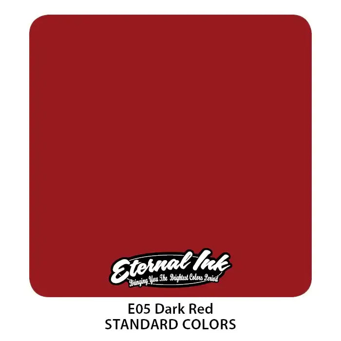 Dark Red Eternal Ink - 1 oz Premium Tattoo Ink for Professional Artists | Long-Lasting & Vibrant Color | Ideal for Tattoo Studios & Body Art