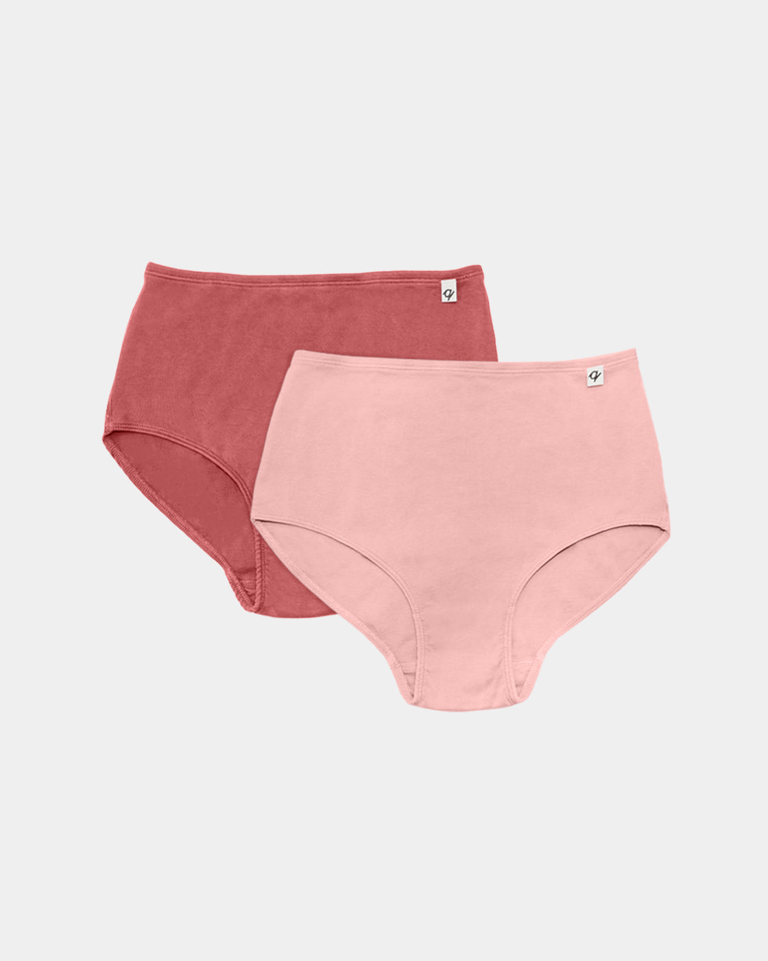 Women's Classic Brief Underwear - 100% Organic Cotton, Natural Plant Dyes, 2-Pack - Comfortable & Eco-Friendly for Everyday Wear