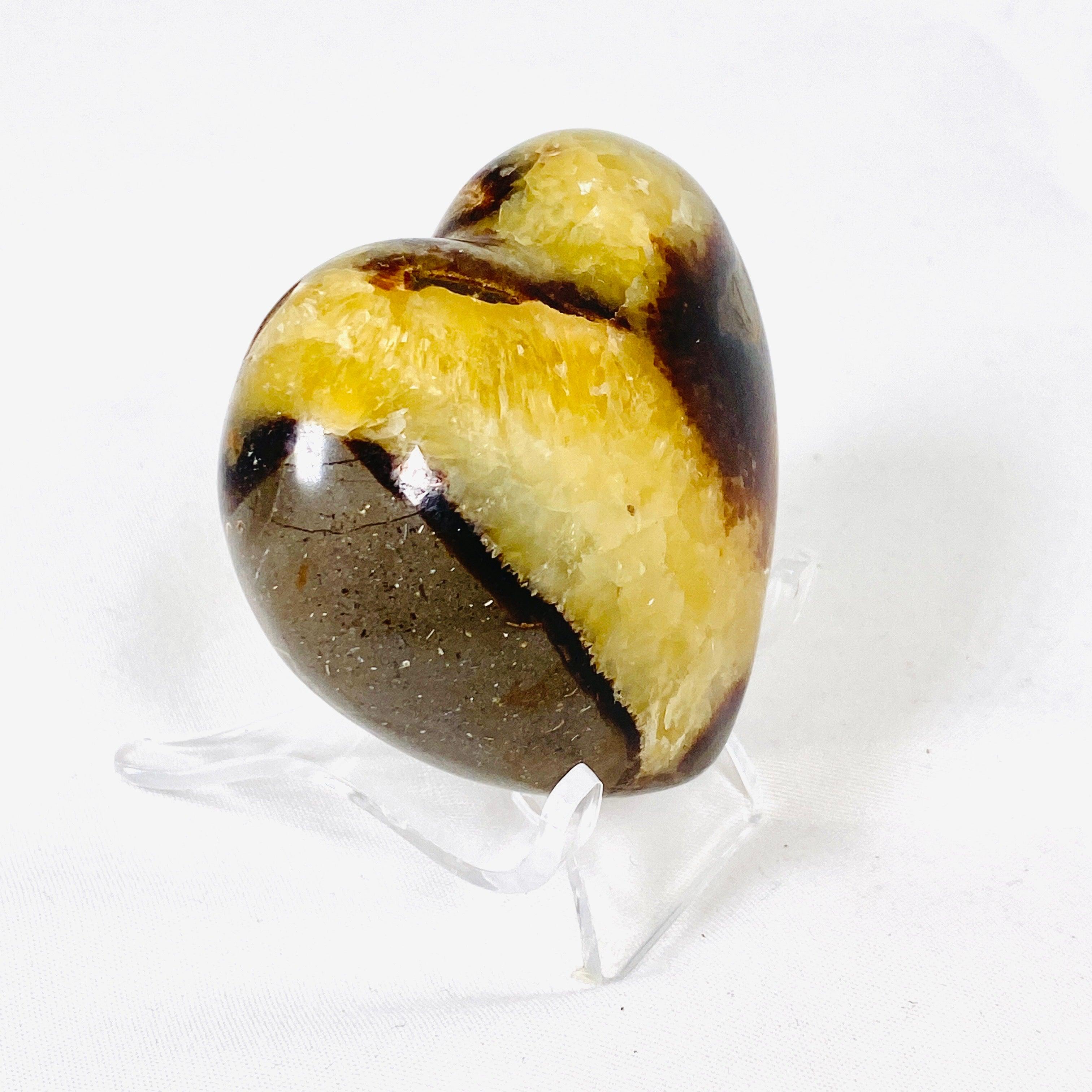 Septarian Jasper Heart SEJH 05 - Natural Stone Crystal for Meditation, Healing & Jewelry Making - Perfect for Home Decor, Spiritual Gifts & Energy Work