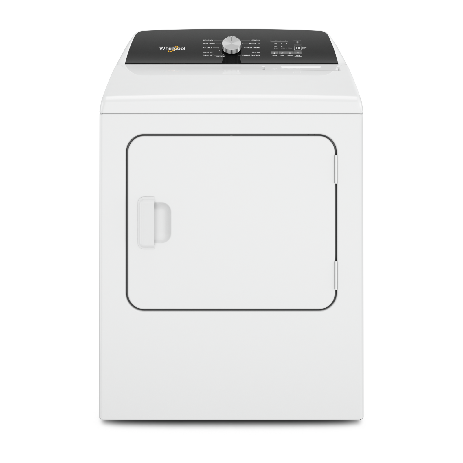 Whirlpool YWED5010LW 7.0 Cu.Ft White Electric Dryer with Moisture Sensing Technology - Perfect for Large Families & Laundry Rooms