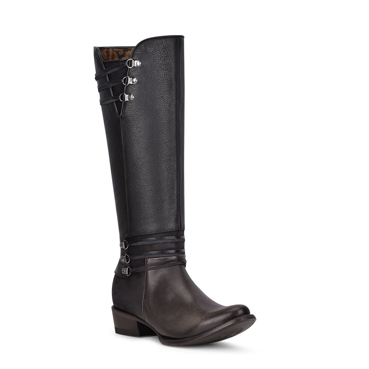 1X2DCS Women's Cuadra Grey Fashion Paris Texas Cowhide Leather Boots - Stylish & Comfortable for Casual Wear, Outdoors & Western Events