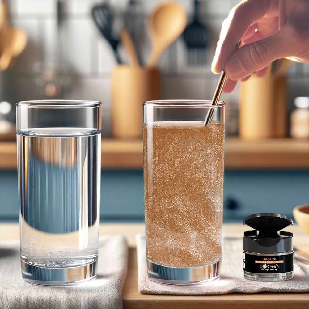 Wholesale Bronze Beverage Glitter Mini Spray Pump - Perfect for Cocktails, Mocktails & Party Drink Decorations