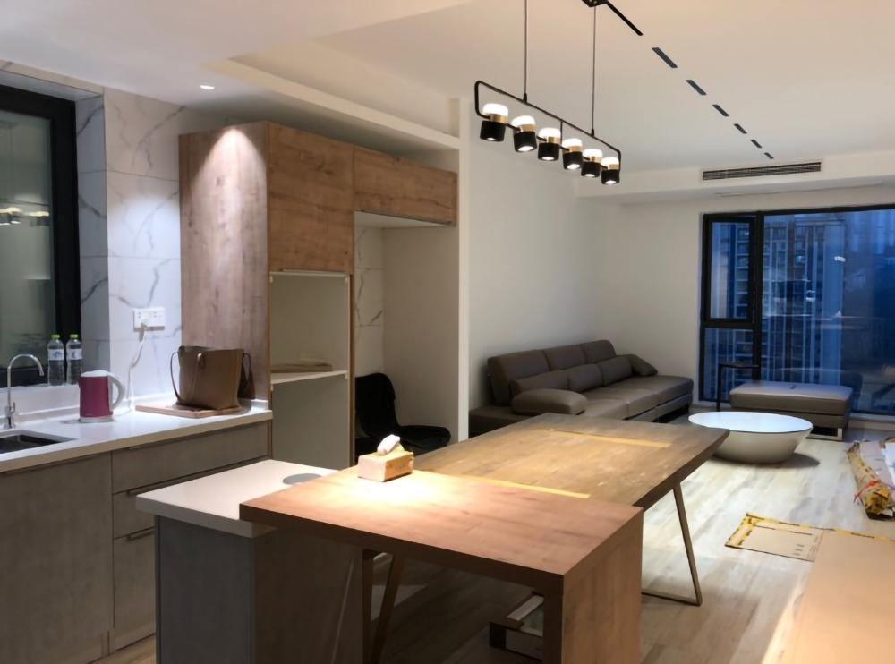 Adjustable Glass Pendant Light Fixture - Modern Dimmable Hanging Chandelier for Kitchen Island, Dining Room & Bedroom Lighting Decor