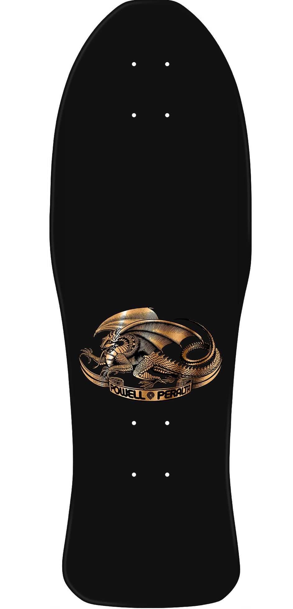 Powell Peralta Caballero Chinese Dragon Skateboard Deck - Gold Foil Graphic | Classic Street & Pool Skateboarding | Perfect for Collectors & Skaters