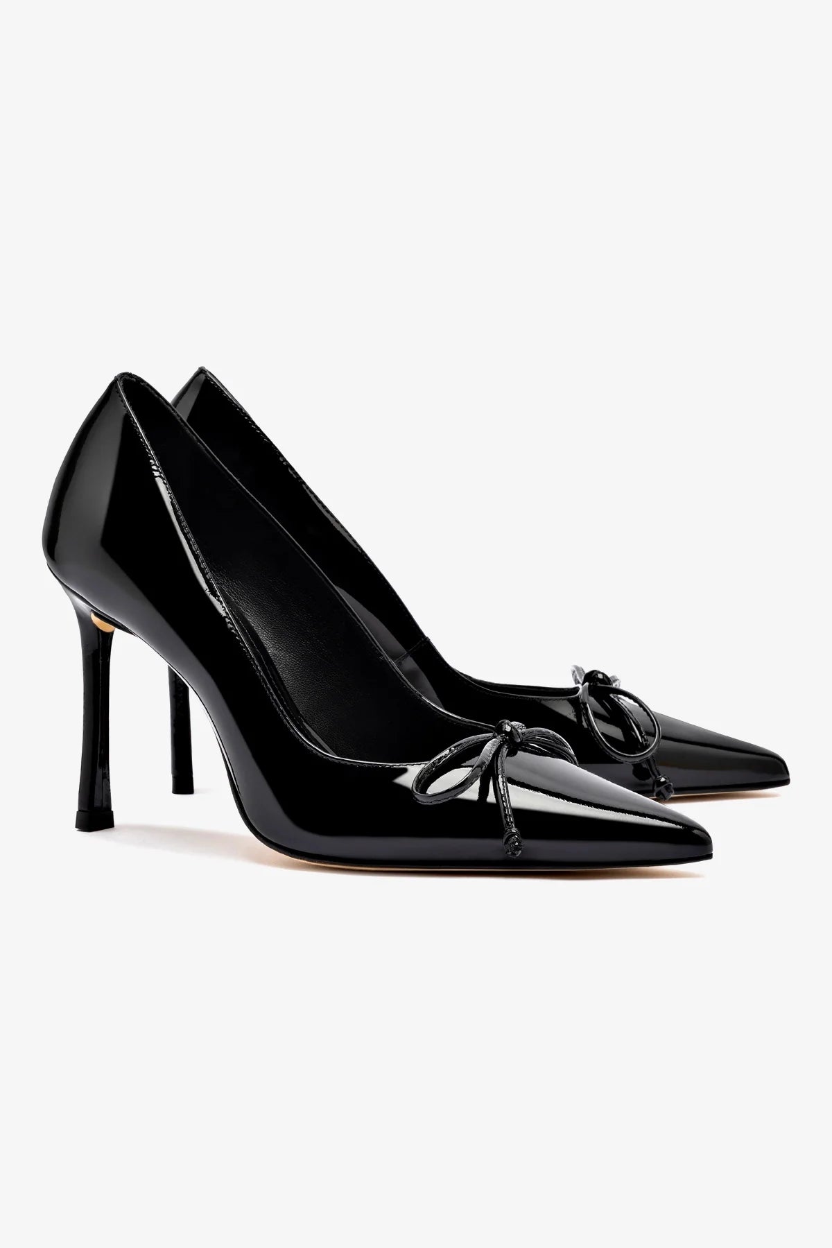 Black Patent Leather Linda Pump - Stylish Women's Dress Shoes for Work, Party & Special Occasions