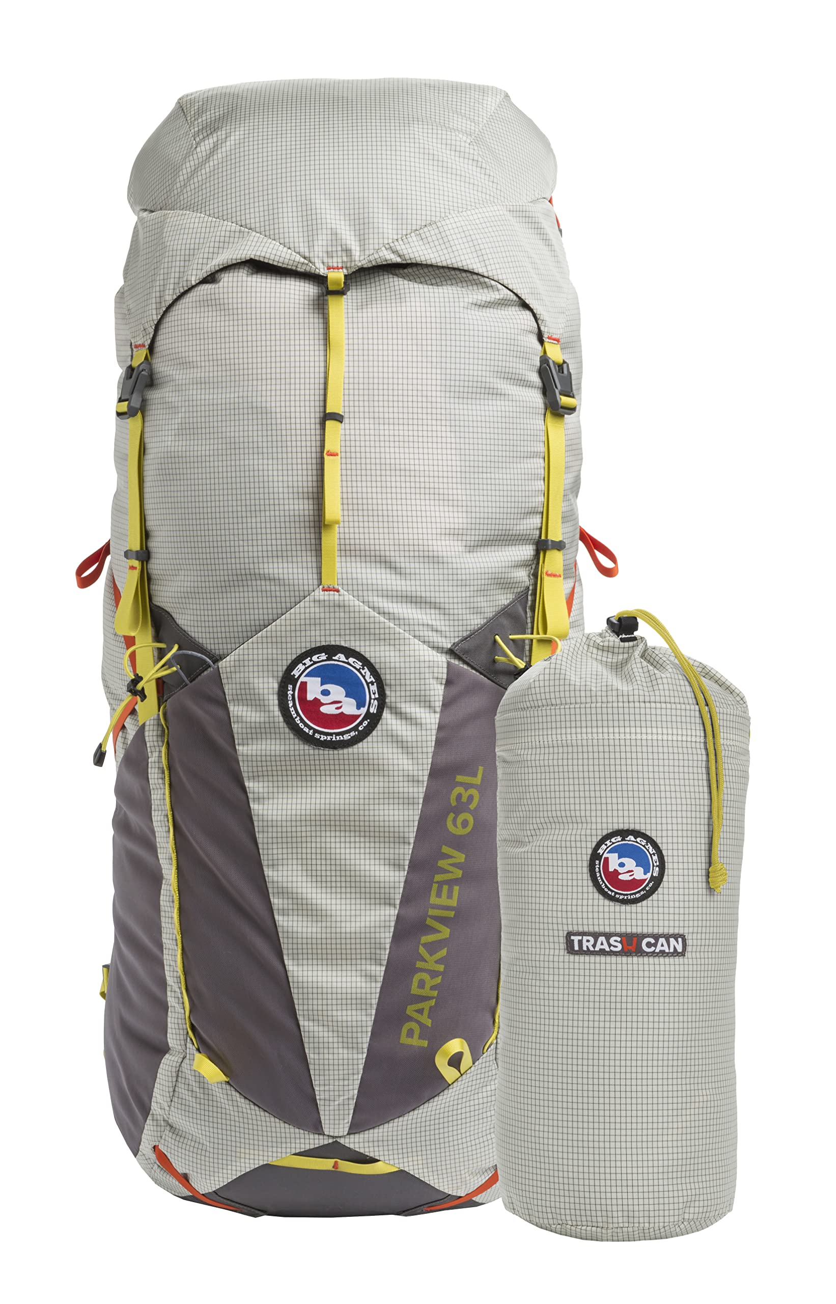 Big Agnes Parkview 63L Backpack - Lightweight Hiking Backpack for Men & Women - Waterproof Travel Backpack for Camping, Trekking & Outdoor Adventures